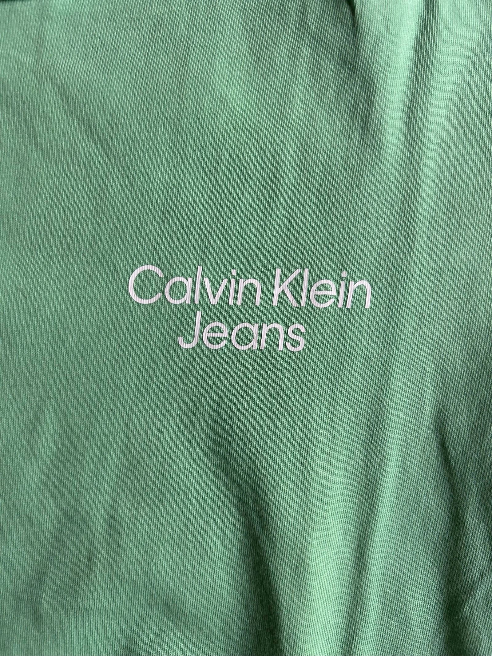 Calvin Klein Jeans water green / mint t-shirt – Size 16 years (XS / S) – photo 4